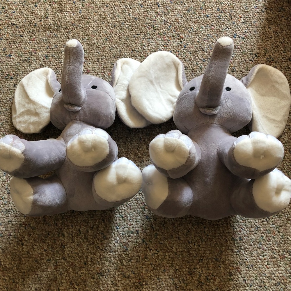 Plush elephants